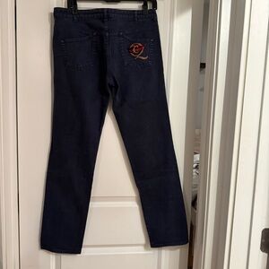 Alexander McQueen Blue Slim Straight Jeans